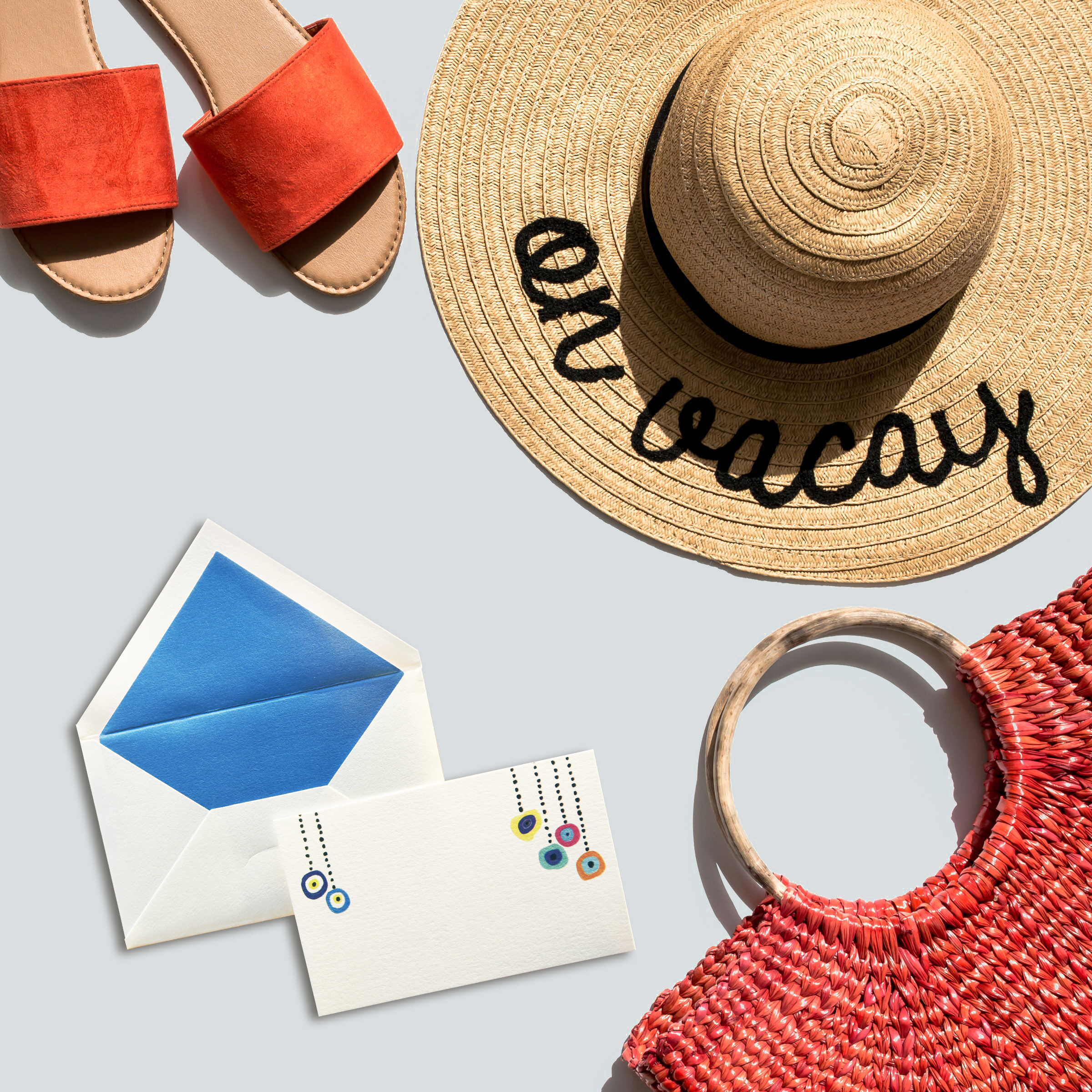 Nazar Boncuklu Tebrik Kartı İstanbul - Greeting Card